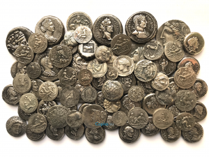 Коллекция античных монет Рима и Греции, 70 штук без повторов, копии