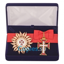 Знак и звезда ордена Христа в подарочном футляре. Муляжи