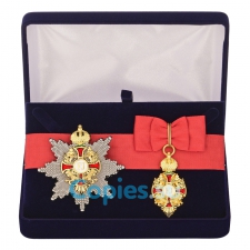 Знак и звезда ордена Франца Иосифа в подарочном футляре. Австро-Венгрия