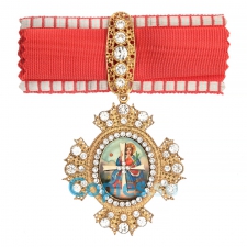 Орден Святой Екатерины 2 степени со стразами, копия LUX