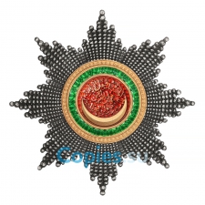 Звезда ордена Османие. Османская империя. Копия LUX