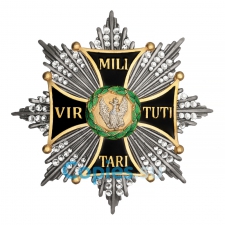 Звезда ордена Виртути Милитари со стразами, копия LUX