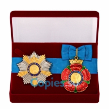 Знак и звезда ордена Индийской империи в подарочном футляре. Великобритания